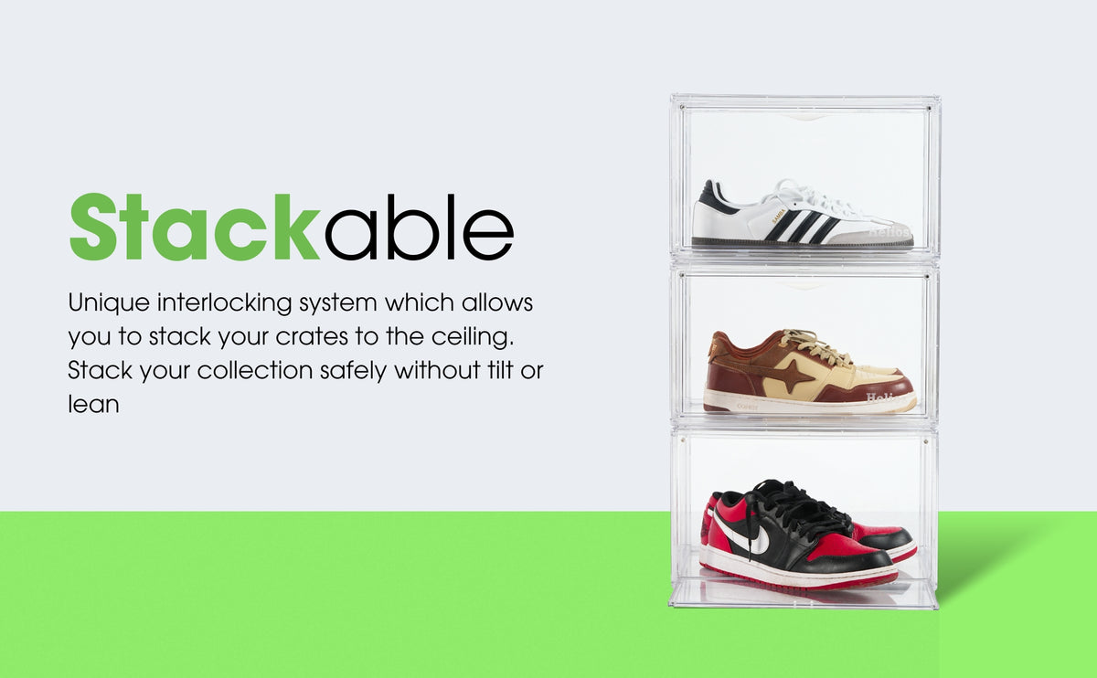 Customized Helios Abode Sneaker Storage Box (Side Drop) — product feature 5