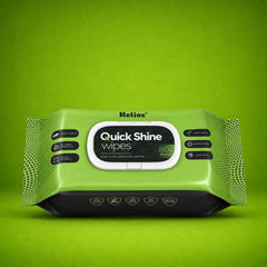 Helios Quick Shine Shoe Wipes Pack of 80