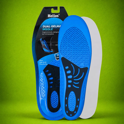 DUAL GELMAX INSOLES (TRIM TO FIT SIZE 8-12)