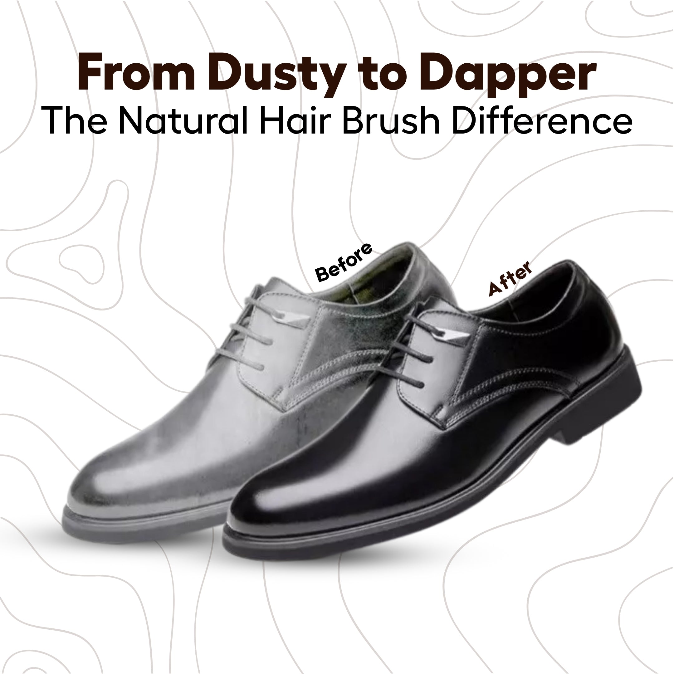 Helios Wax Shoe Polish with 100% Natural Hair Shoe Brush | Leather Shoe Care, Shine & Polish Combo