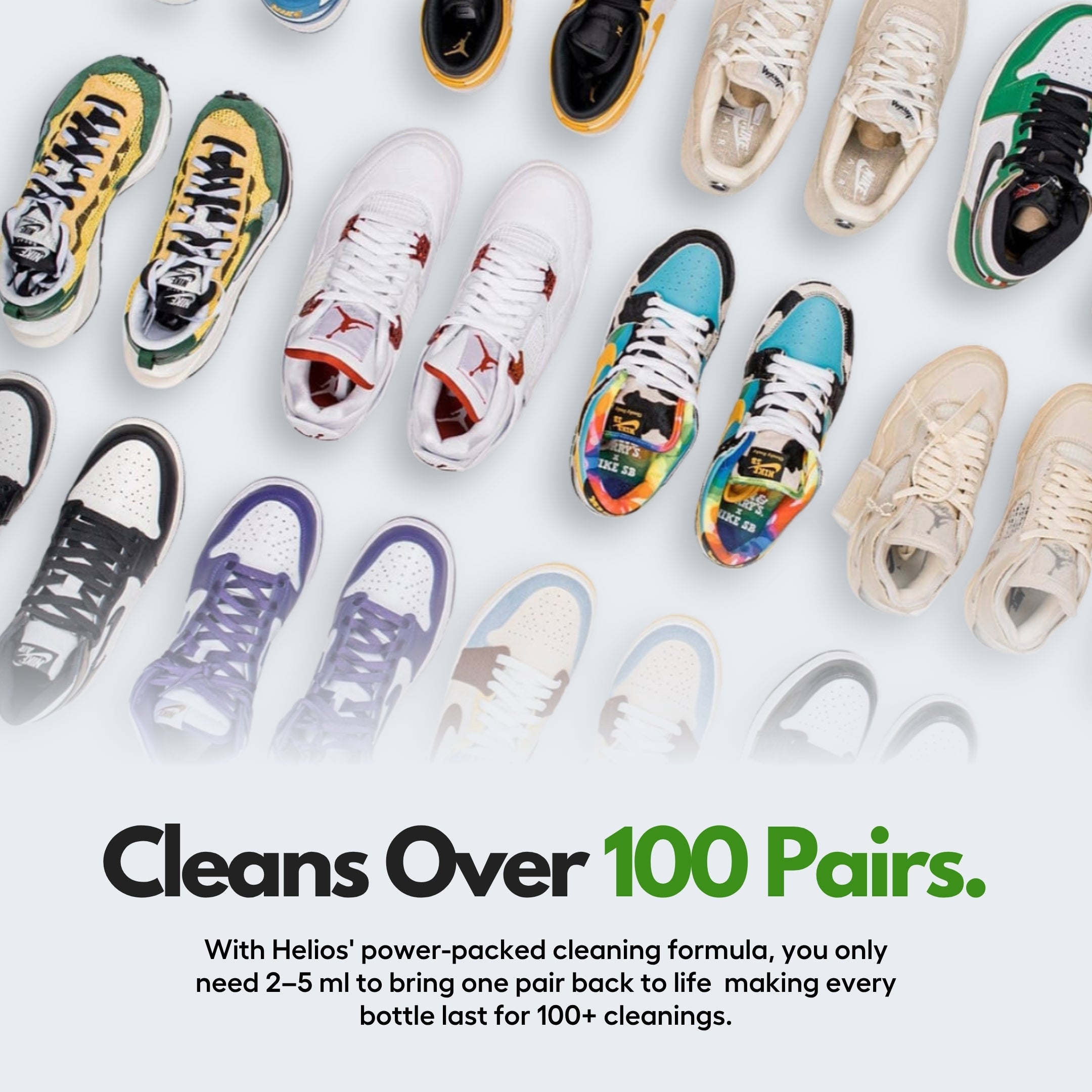 Helios Super Sneaker Cleaner Refill Bottle - 125 ML