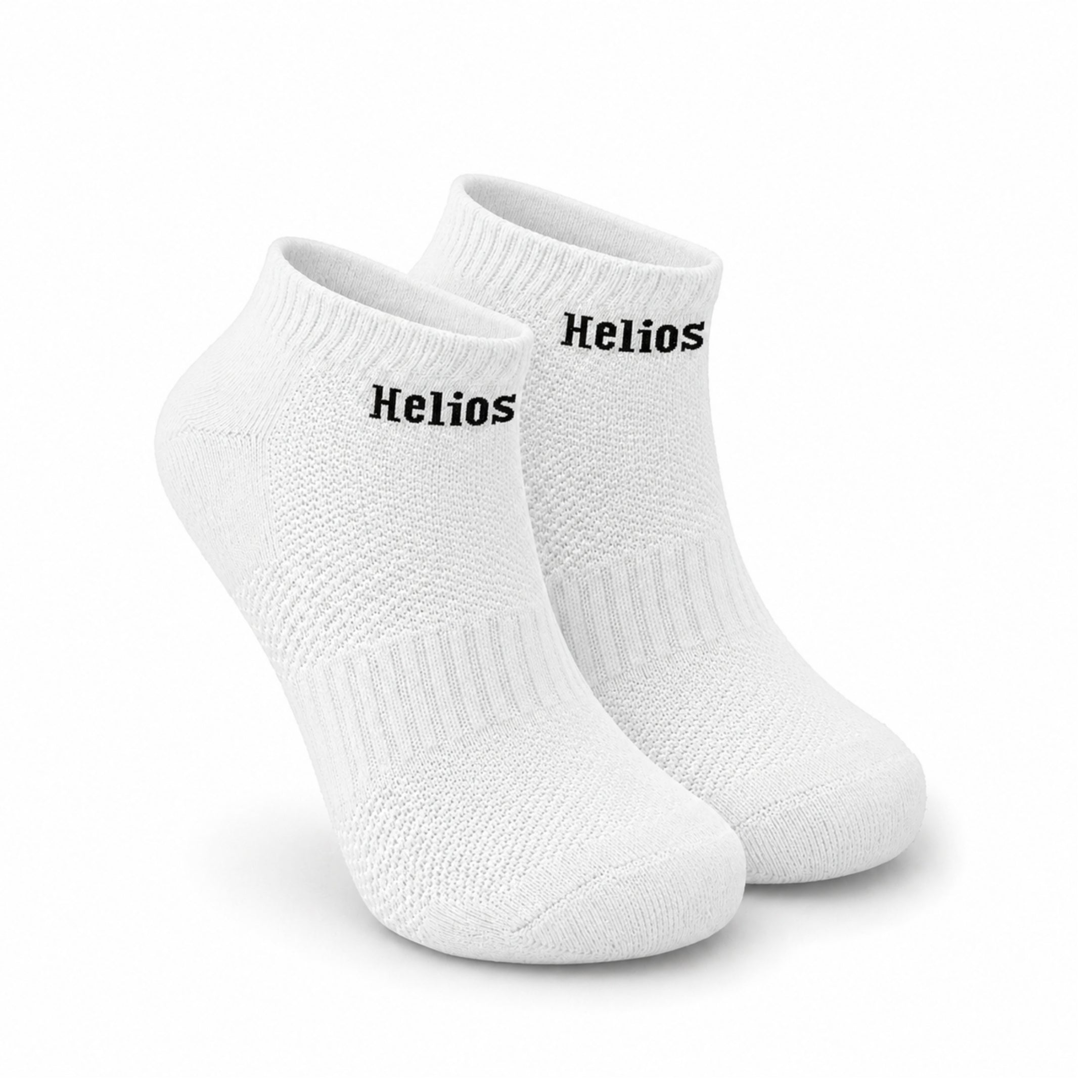 Helios Bamboo Ankle Socks for Men & Women | Breathable Anti-Odour Cushioned Sports Socks | Black, Navy & White