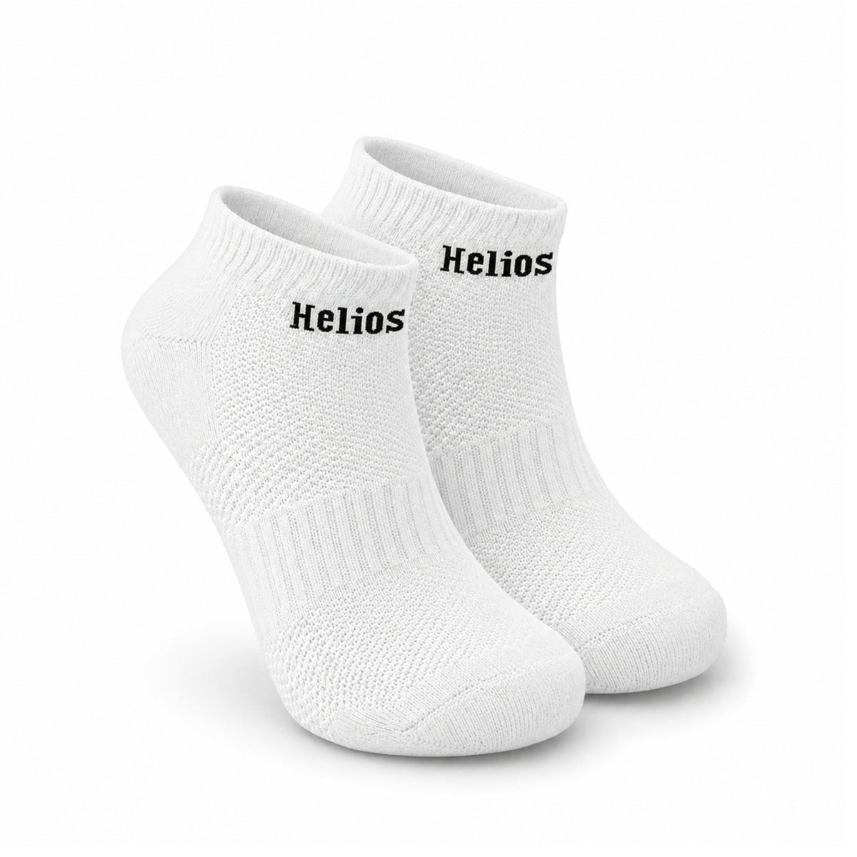 Helios Bamboo Ankle Socks for Men & Women | Breathable Anti-Odour Cushioned Sports Socks | Black, Navy & White