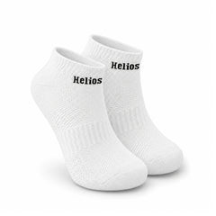 Helios Bamboo Ankle Socks for Men & Women | Breathable Anti-Odour Cushioned Sports Socks | Black, Navy & White