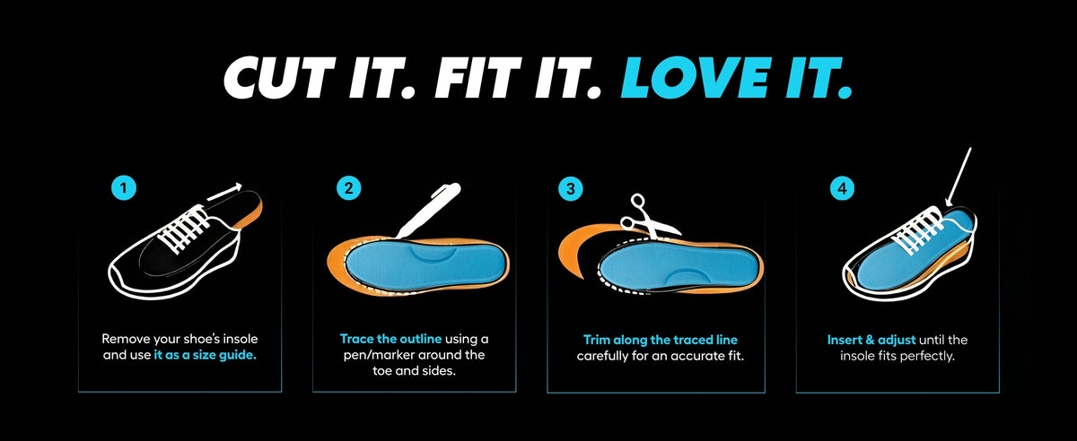 Helios Memory Foam Insole FOR MEN (TRIM TO FIT SIZE 6-10) — product feature 3