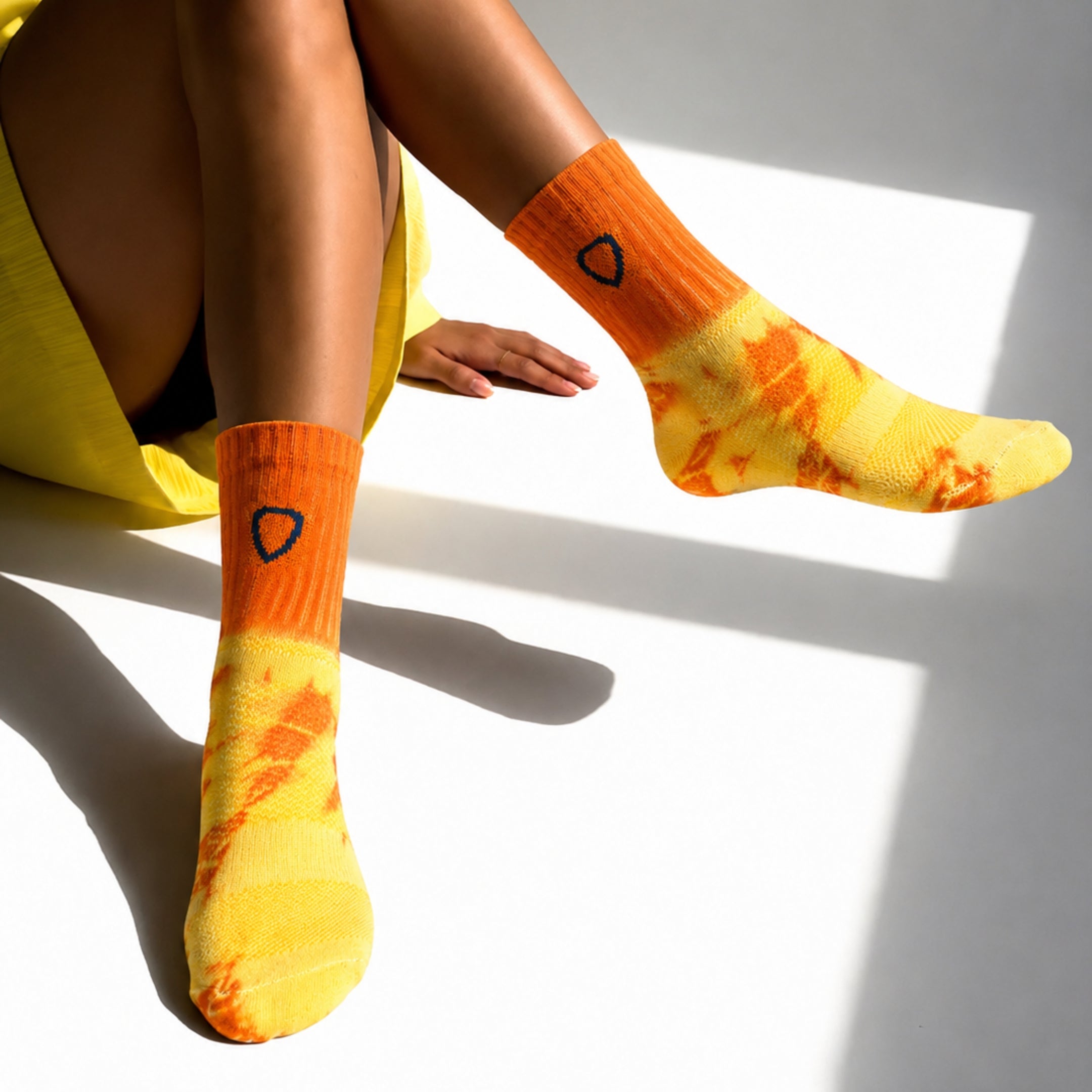 Helios Styocks Tie & Dye Ankle Length Cushion Socks