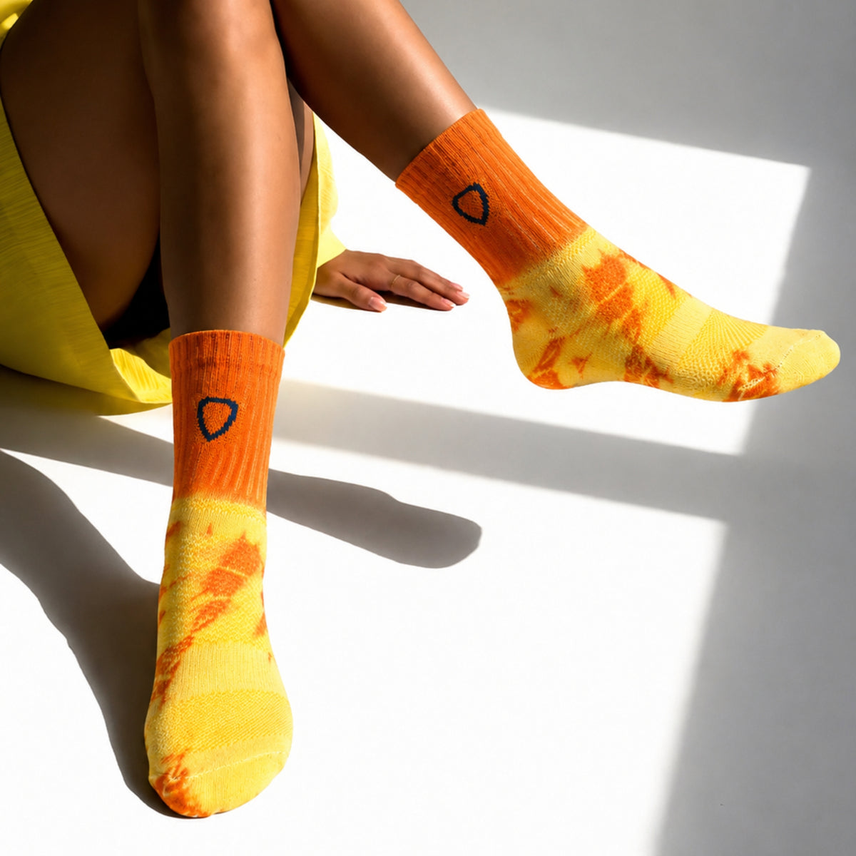 Helios Styocks Tie & Dye Ankle Length Cushion Socks