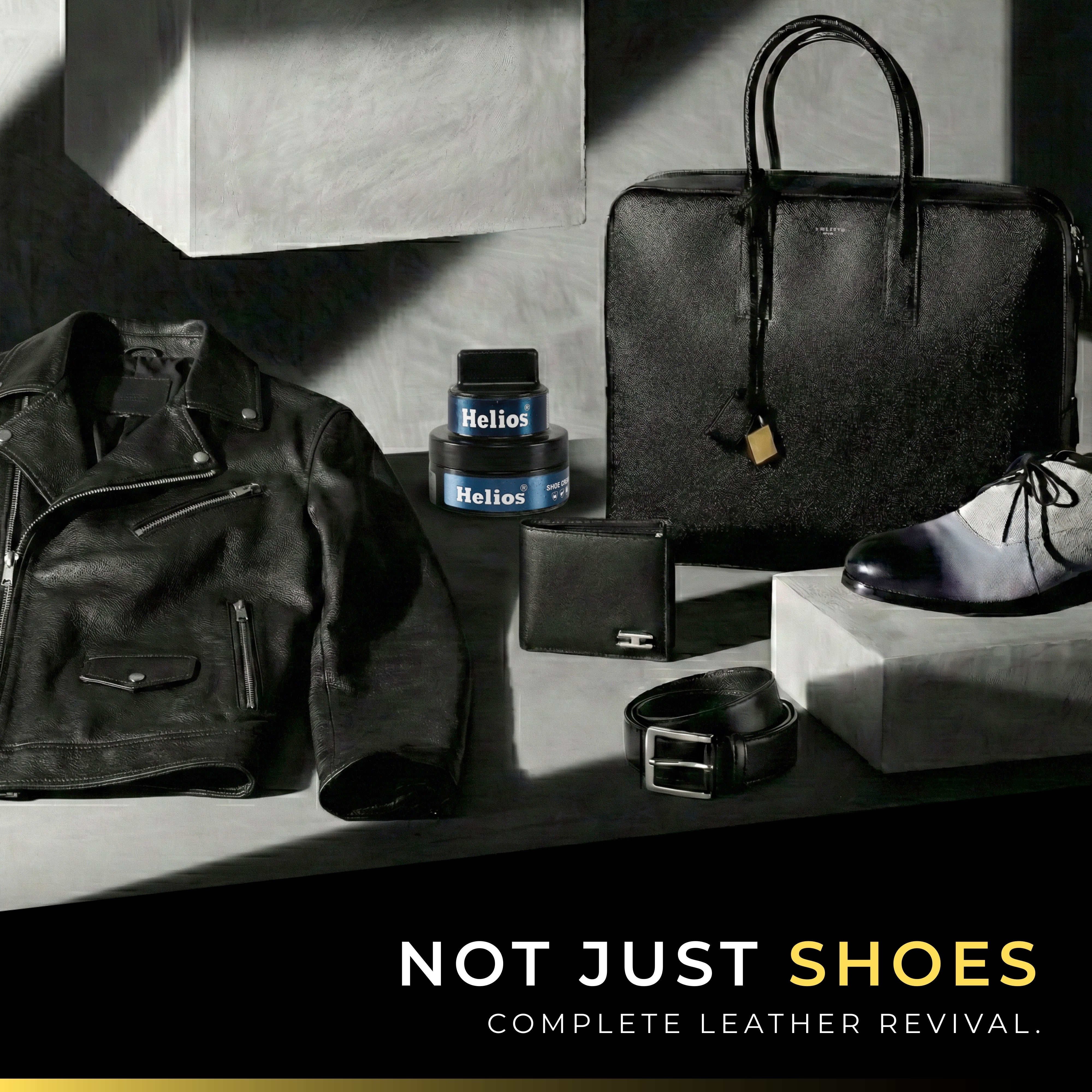 Helios Coloured Shoe Cream - 48 GM With Applicator