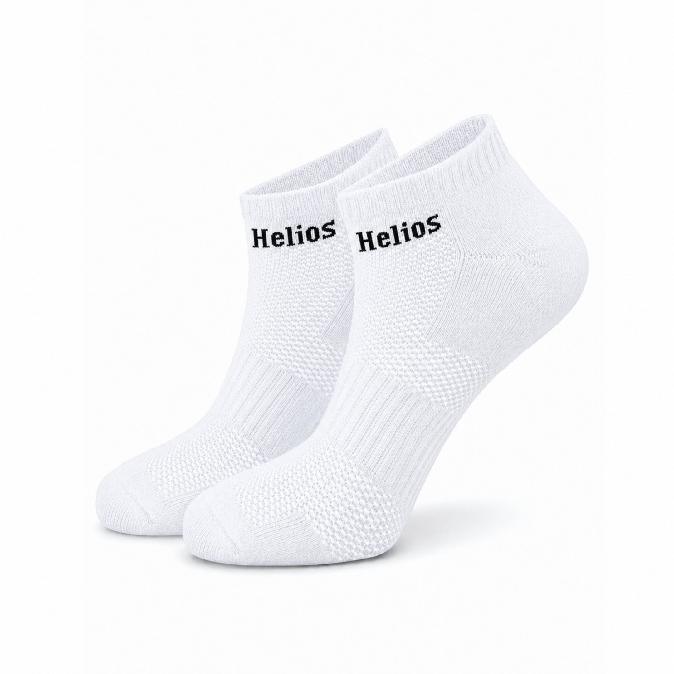 Helios Bamboo Ankle Socks for Men & Women | Breathable Anti-Odour Cushioned Sports Socks | Black, Navy & White