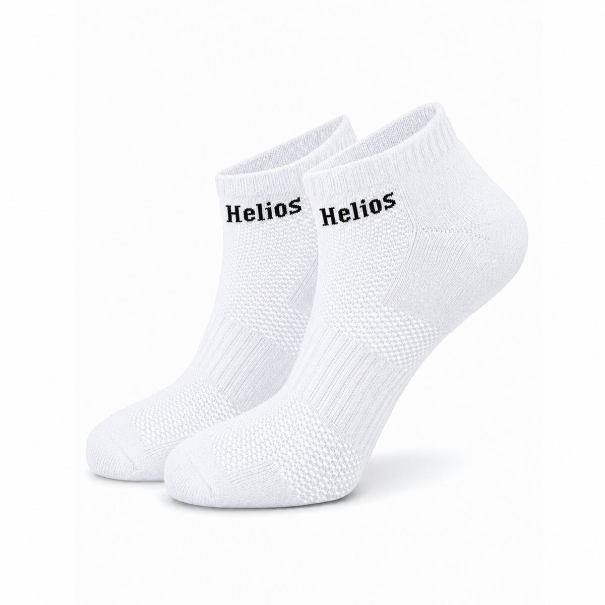 Helios Bamboo Ankle Socks for Men & Women | Breathable Anti-Odour Cushioned Sports Socks | Black, Navy & White