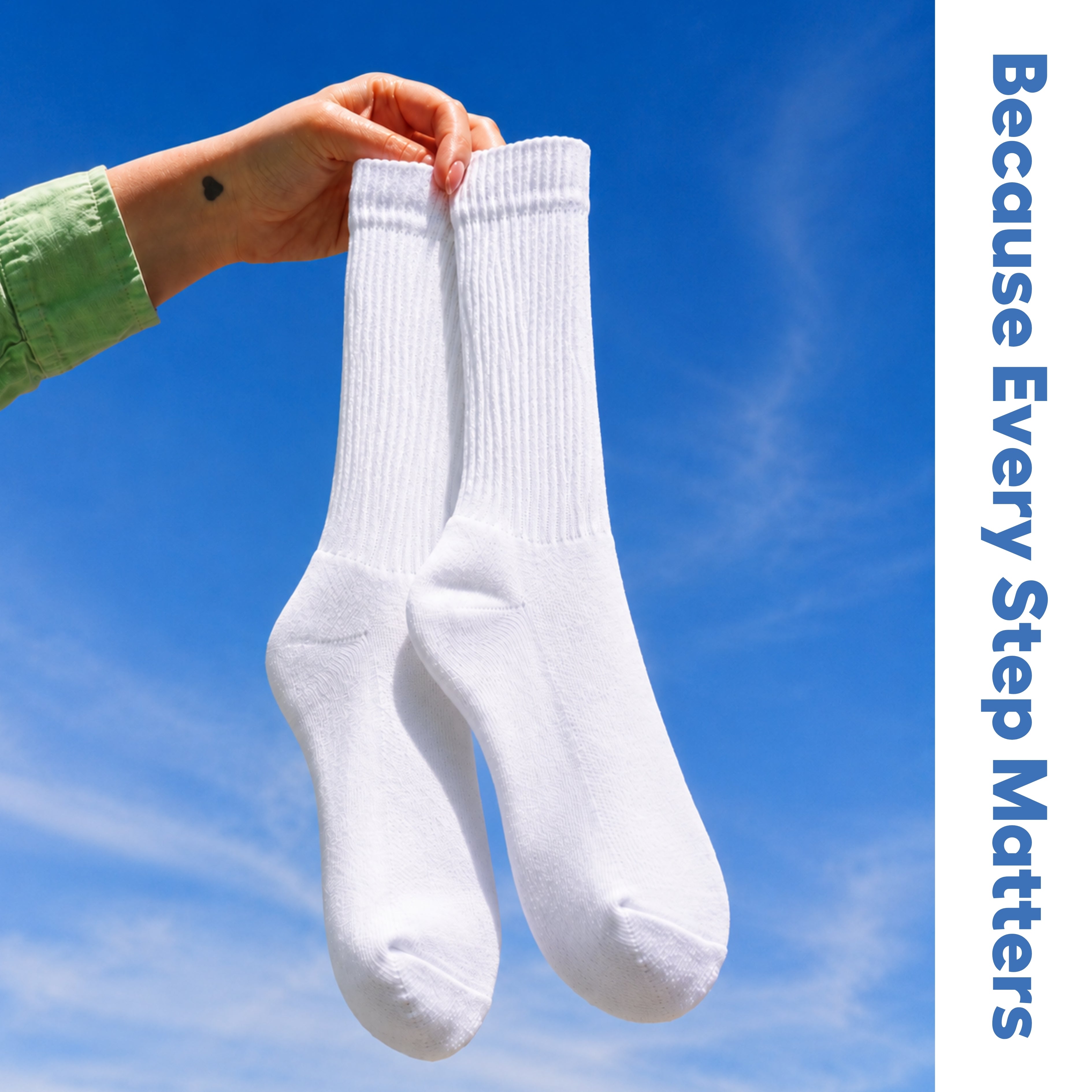 Helios Diabetic Socks for Men Women Recommended for Diabetic Hypertensives Sensitives Feet White Color 1Pair.