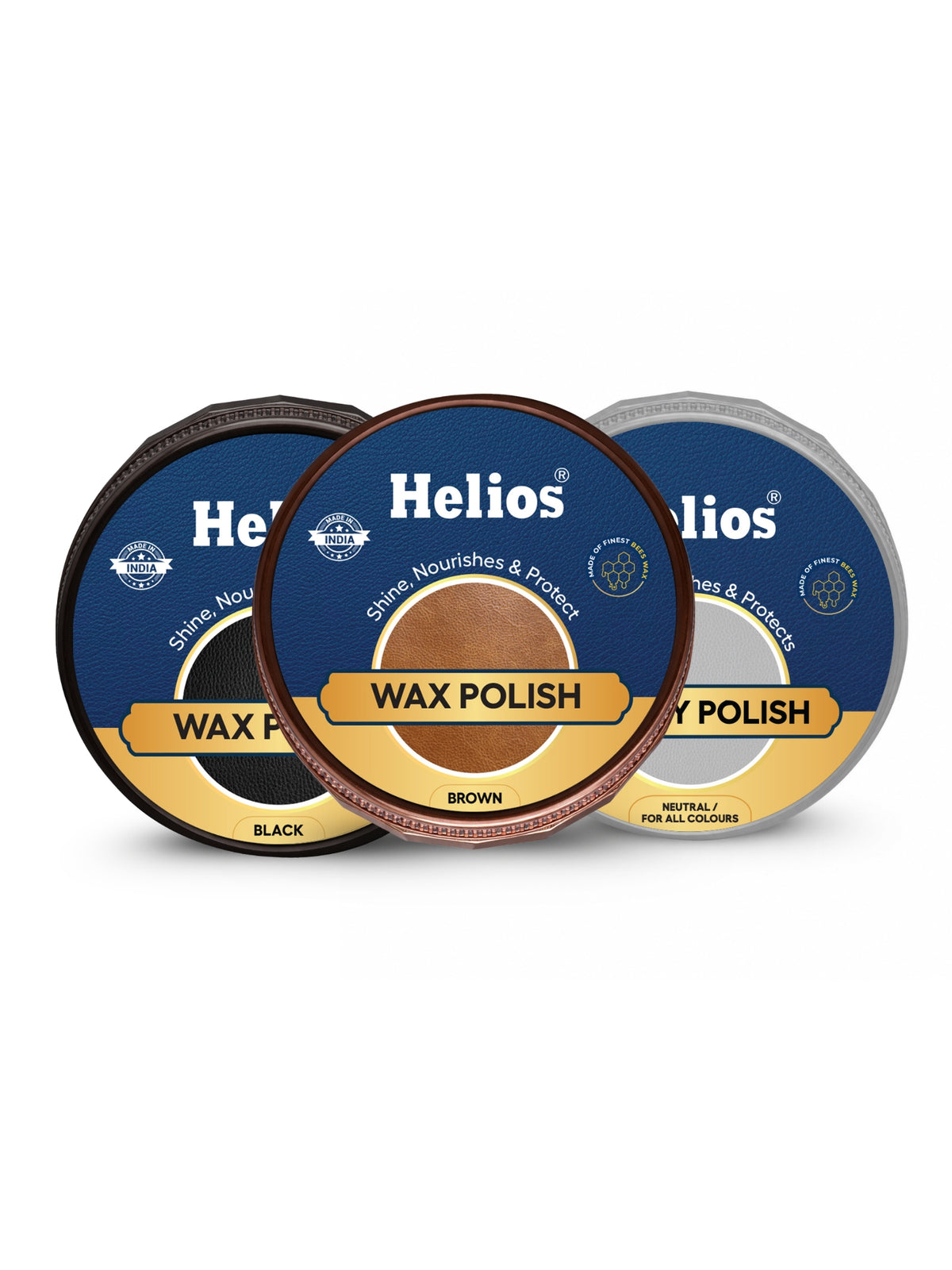 Helios Wax Shoe Polish – Leather Shine, Nourish & Protect | Long-Lasting Finish