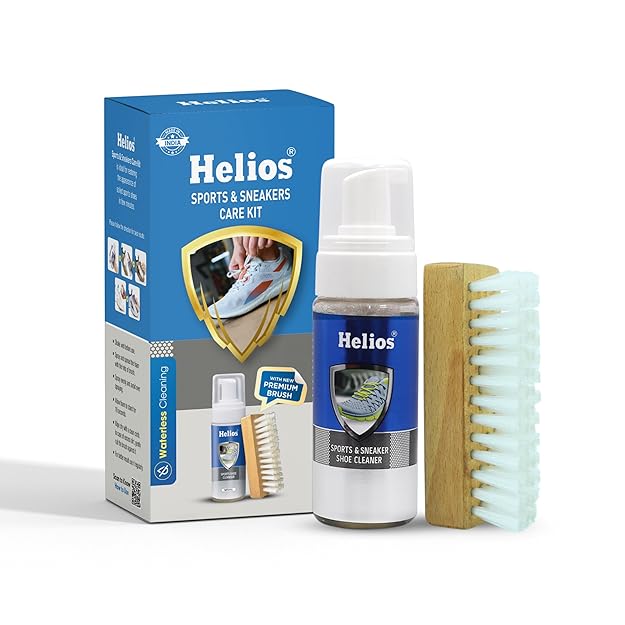 Helios Sneaker Cleaning Kit | Shoe Cleaner with Brush for White Shoes & Sports Shoes