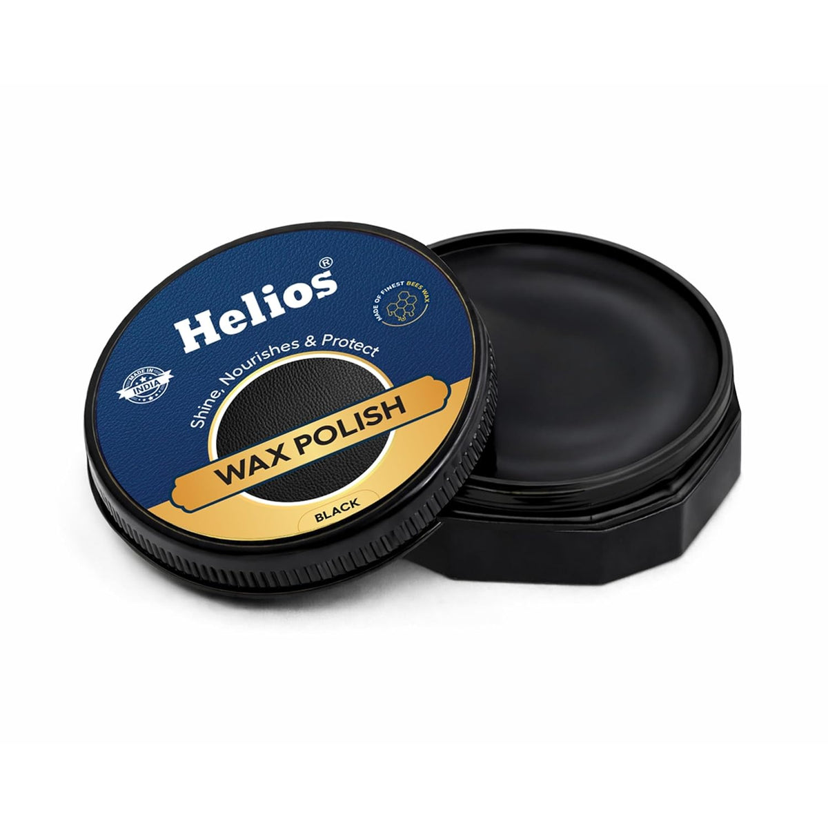 Helios Wax Shoe Polish – Leather Shine, Nourish & Protect | Long-Lasting Finish