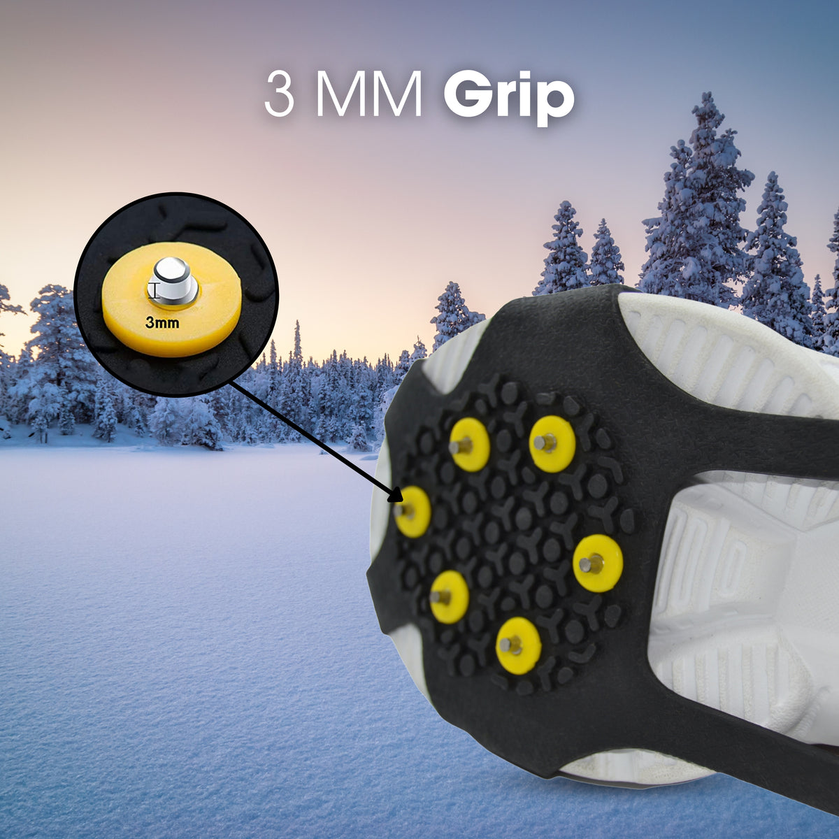Helios Snow Clamp Ultimate Snow Protector- One Size Fit All (3-11)