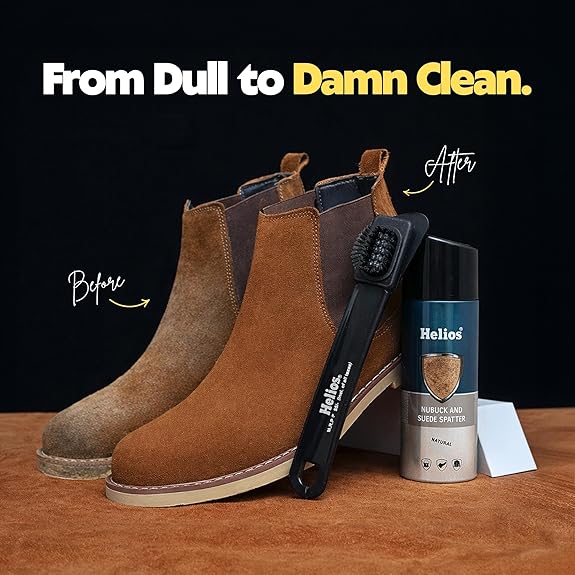 Helios Nubuck & Suede Shoe Care Combo