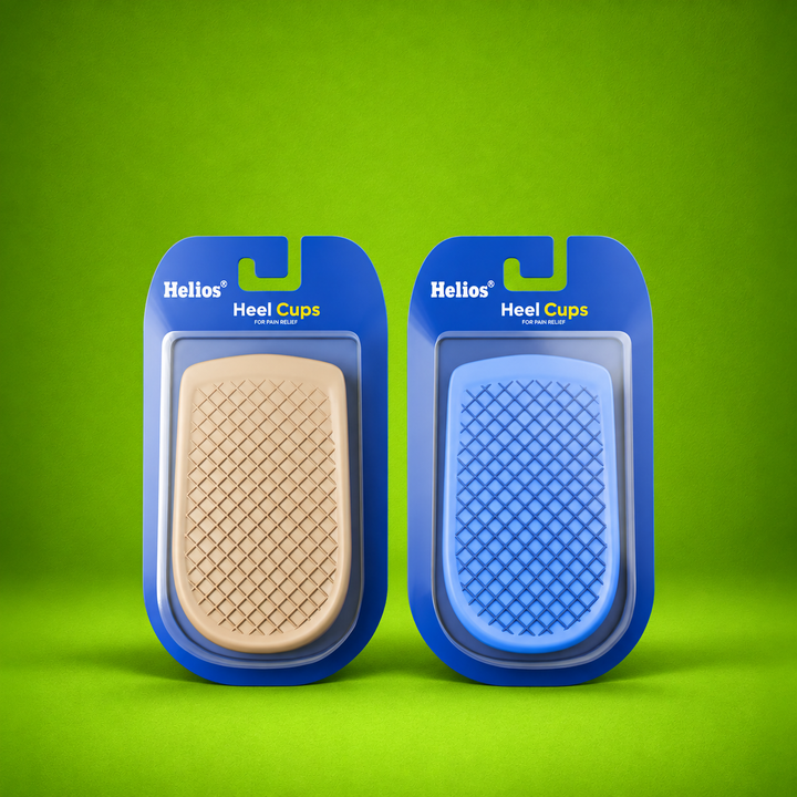 Helios Heel Cup Insole | Anti-Fatigue Heel Cushion with Shock Absorption & All-Day Comfort | Universal Fit for Men & Women