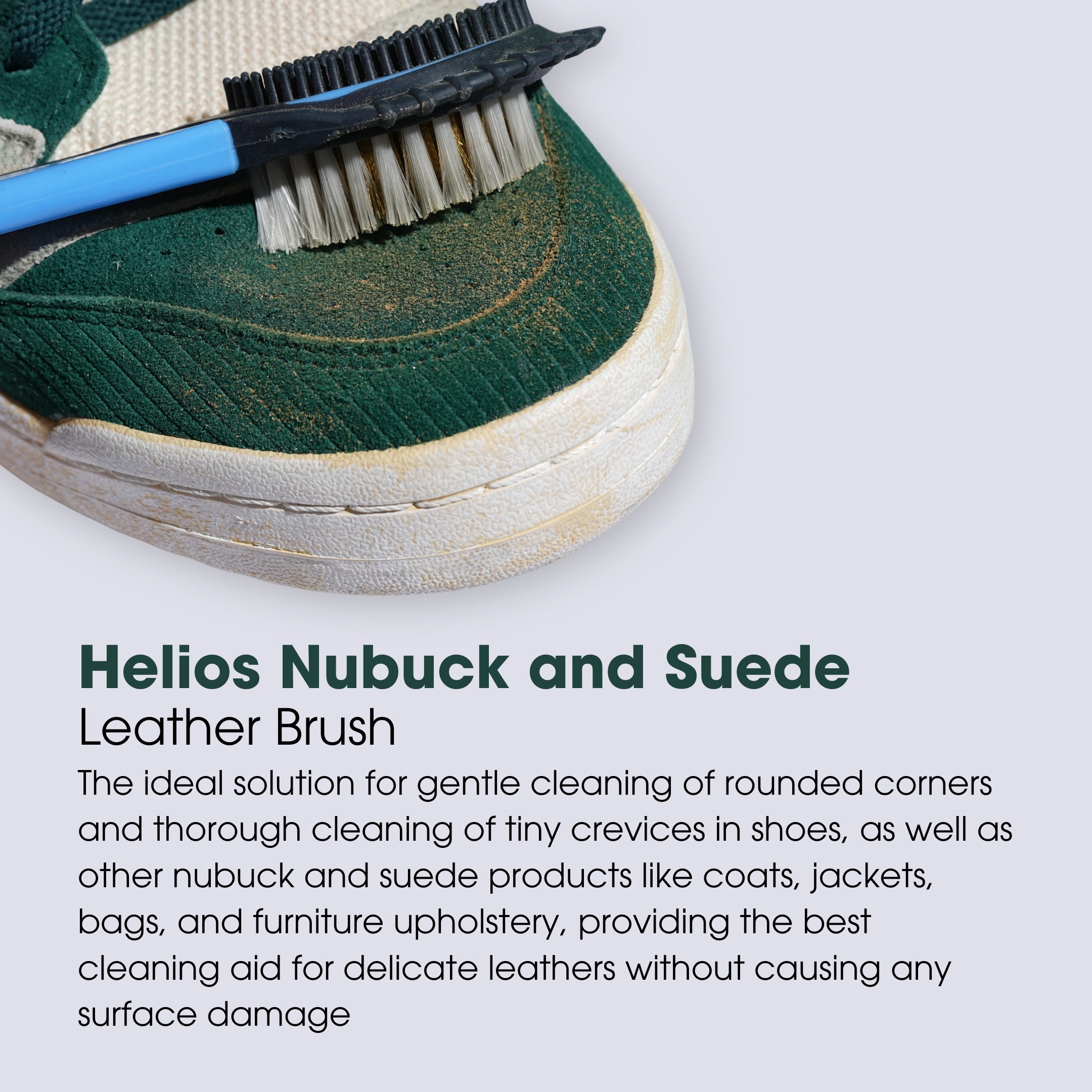 Helios Shoe Accessories Kit 1 Nubuck Suede Glower, 1 Nubuck Suede Brush