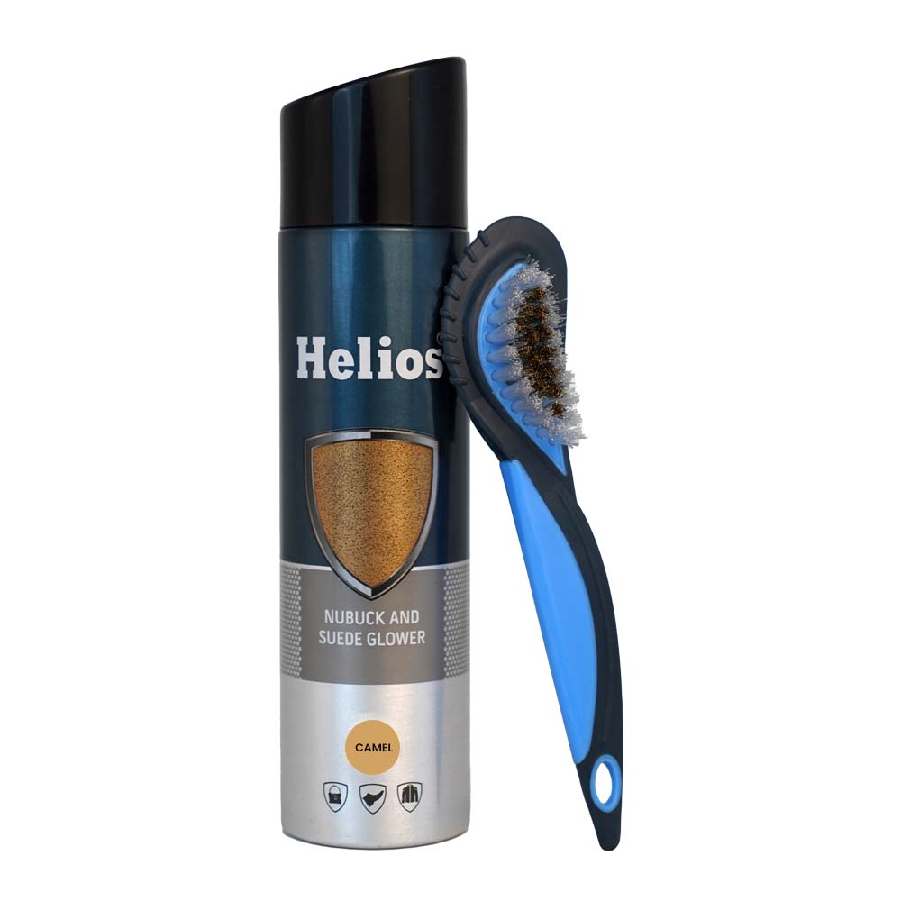 Helios Shoe Accessories Kit 1 Nubuck Suede Glower, 1 Nubuck Suede Brush