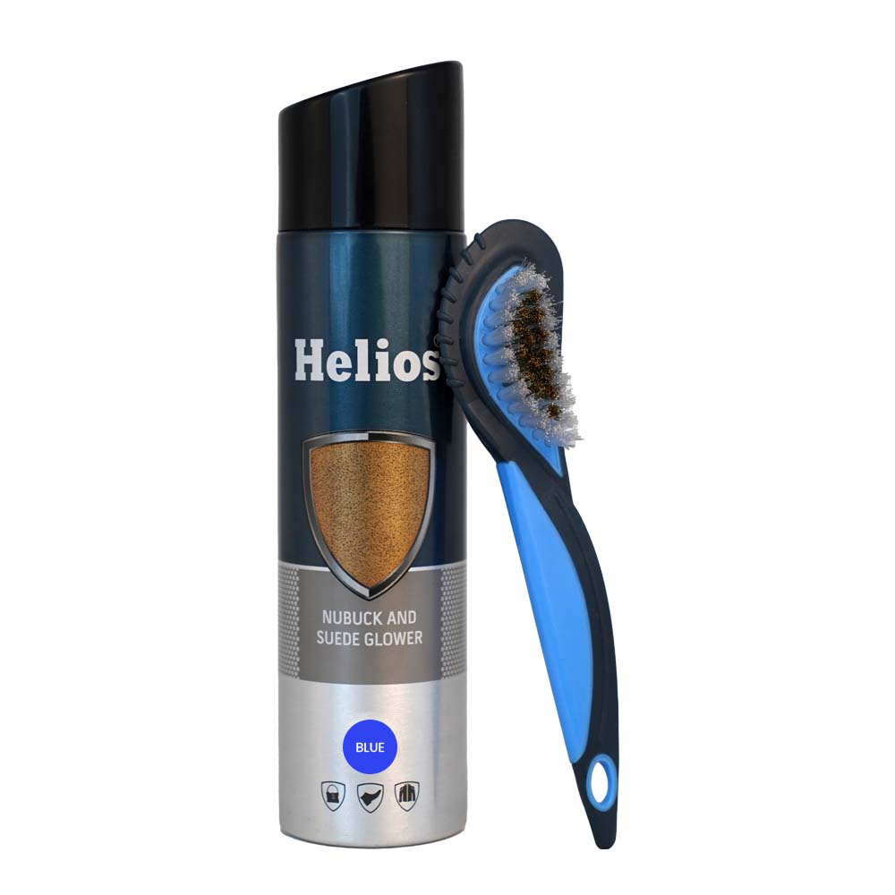 Helios Shoe Accessories Kit 1 Nubuck Suede Glower, 1 Nubuck Suede Brush