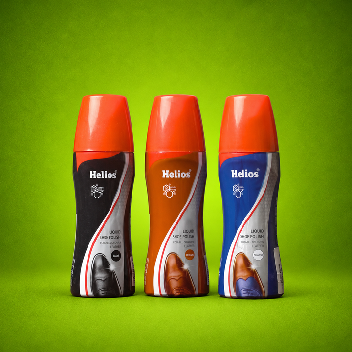Helios Liquid Shoe Polish - 80 ML