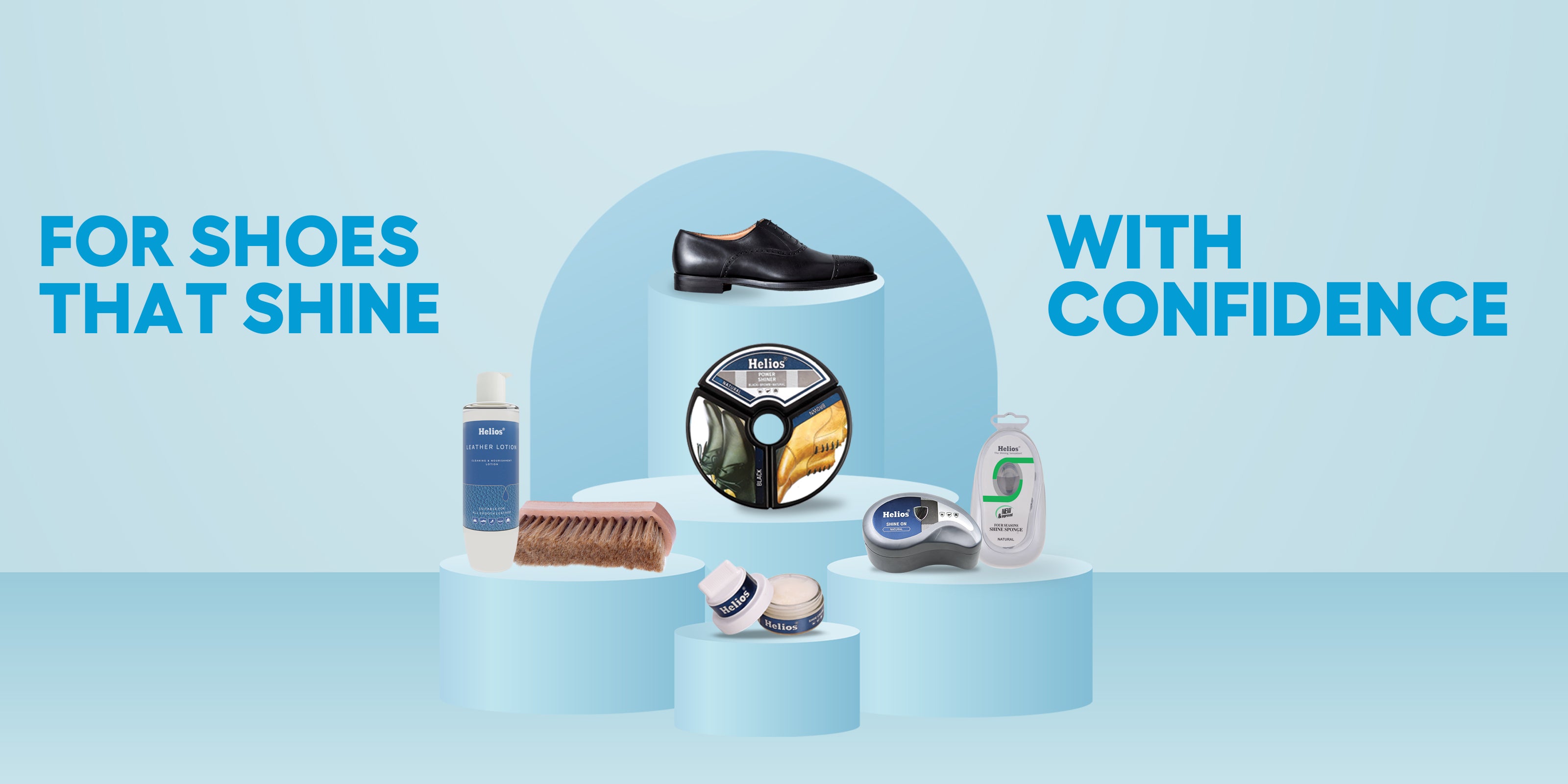 Premium Shoe Care brand In India by Helios Shoe Polish Manufacturer