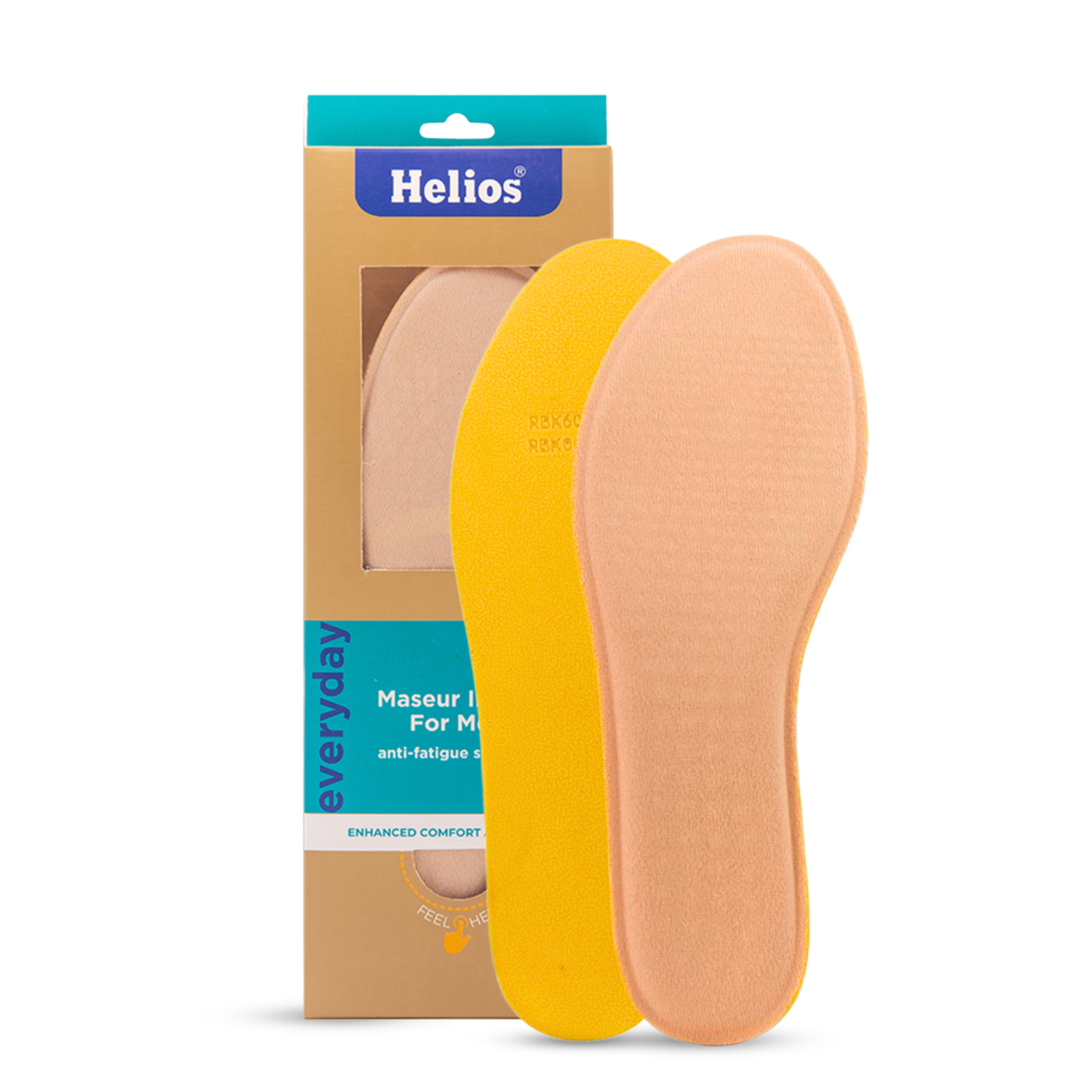 Helios Maseur Insole For Men - Size Trim To fit Size (6 to 11)