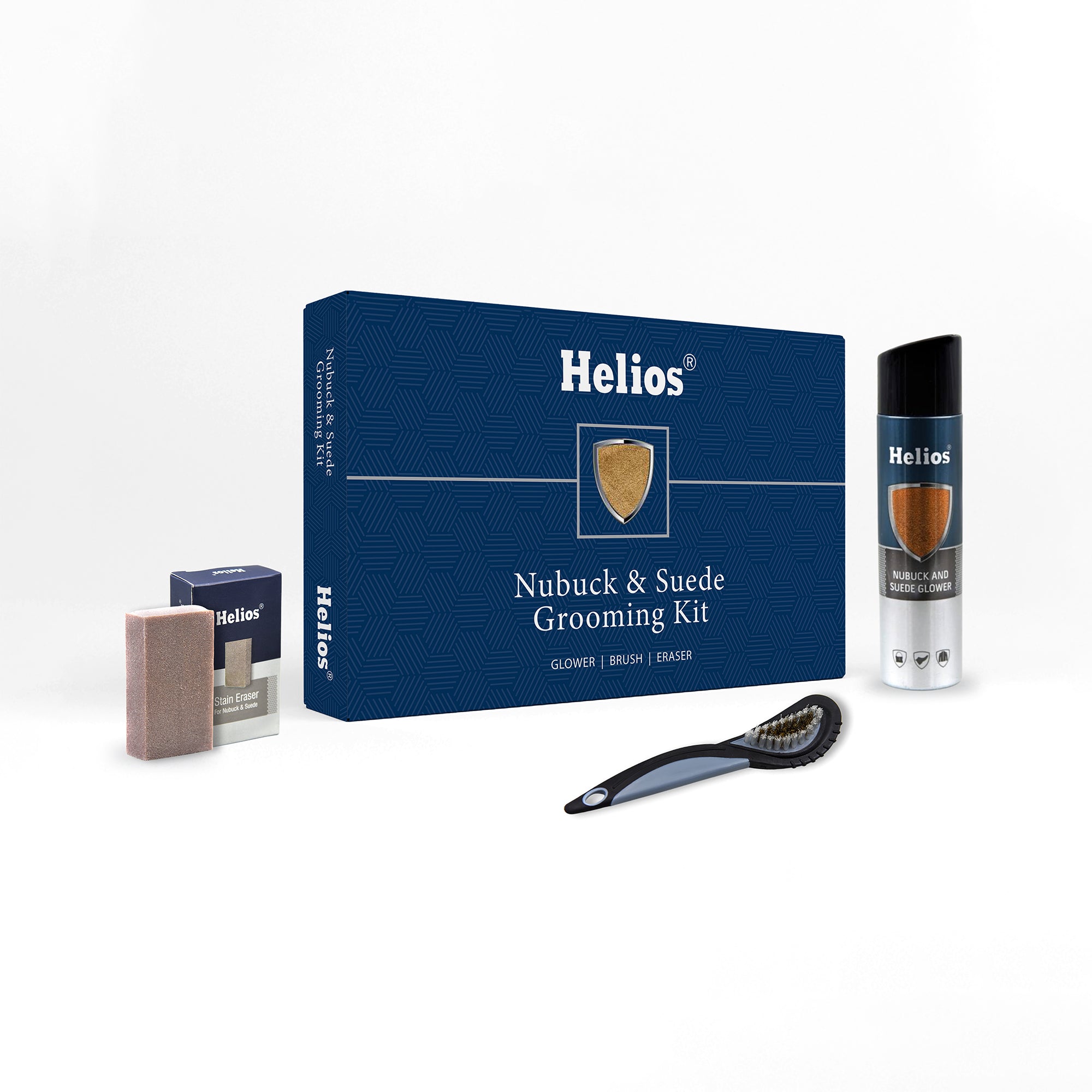 Helios nubuck & 2025 suede shoe care kit