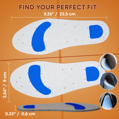 Helios Silicone Insole FOR MEN (SIZE S|M|L|XL)
