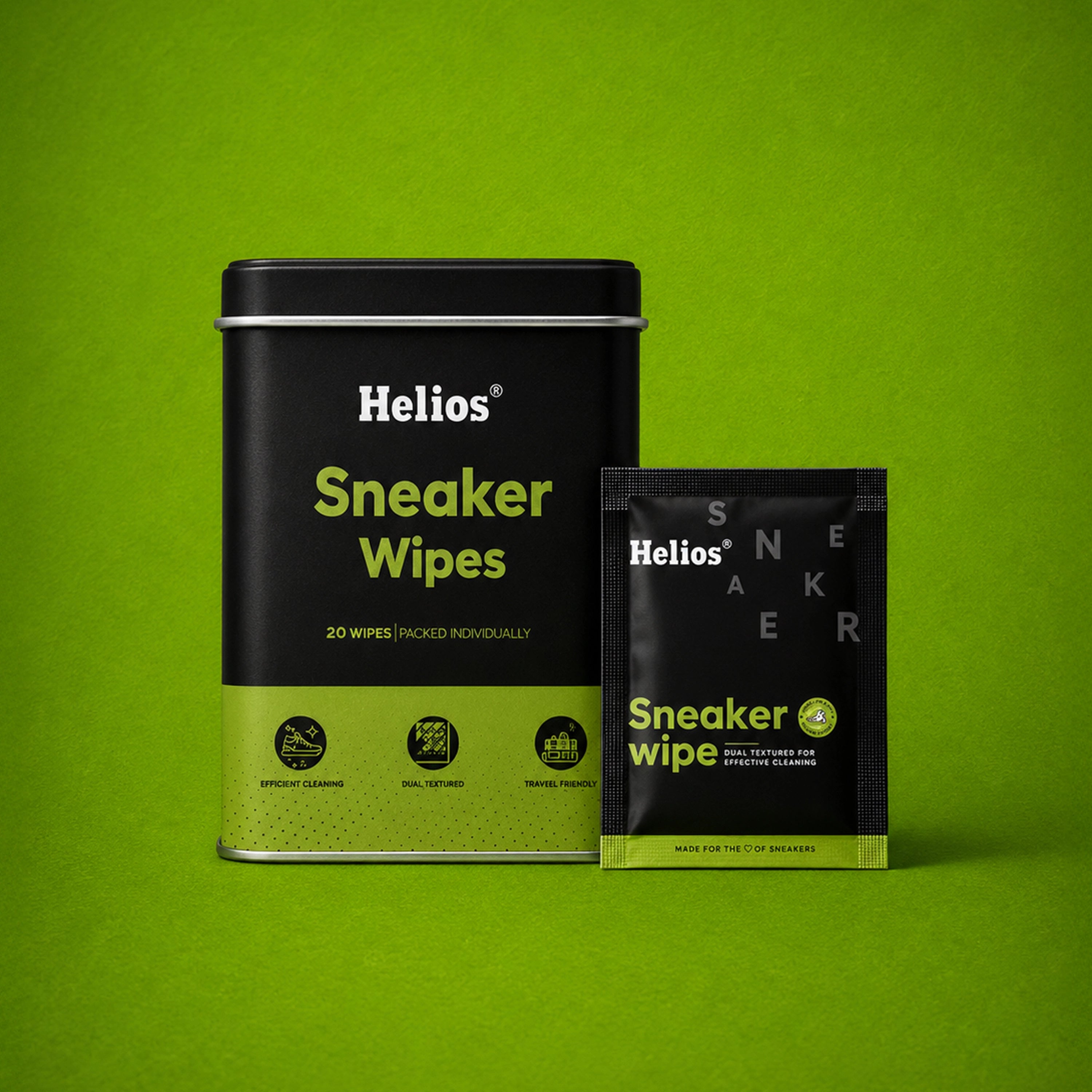Helios Sneaker Wipes Pack of 20