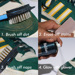 Helios Nubuck Suede Grooming Combo