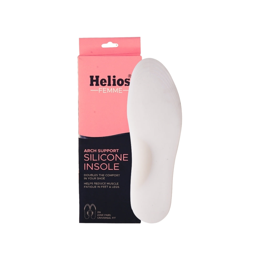 Femme Arch Support Silicone Insole For Women - Size 3-7 (Trim to Fit)