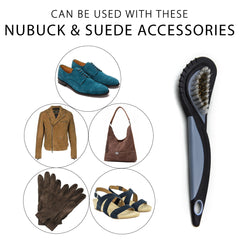 Helios Nubuck & Suede 4 way Leather Cleaning Brush