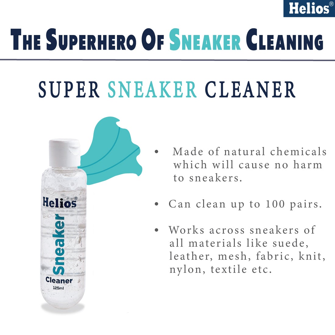 Helios Super Sneaker Cleaner Kit 125 ml with Helios Midsole Sneaker Marker (White)