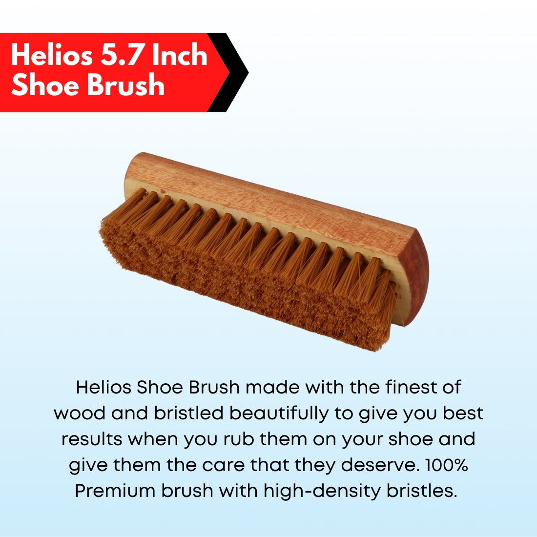 Helios 5.7 Inch Shoe Brush