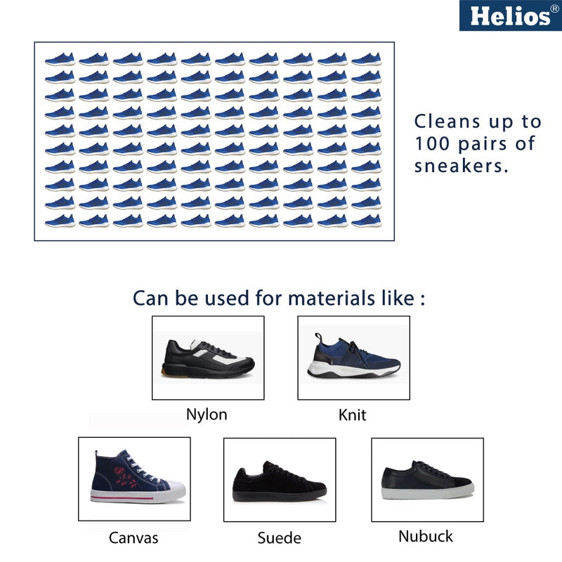 Helios Super Sneaker Cleaner Kit 125 ml with Helios Midsole Sneaker Marker (White)