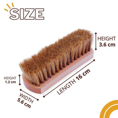 Helios 6.5 Inch 100% Horse Hair Shoe Brush - Big