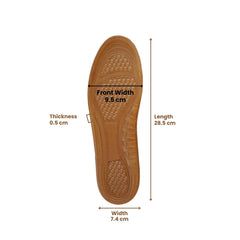 Helios Gel Insole for Flat Foot  FOR MEN (Trim to Fit SIZE 6-10)