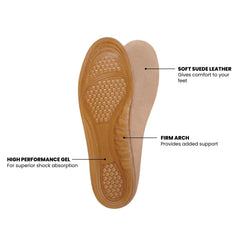 Helios Gel Insole for Flat Foot  FOR MEN (Trim to Fit SIZE 6-10)