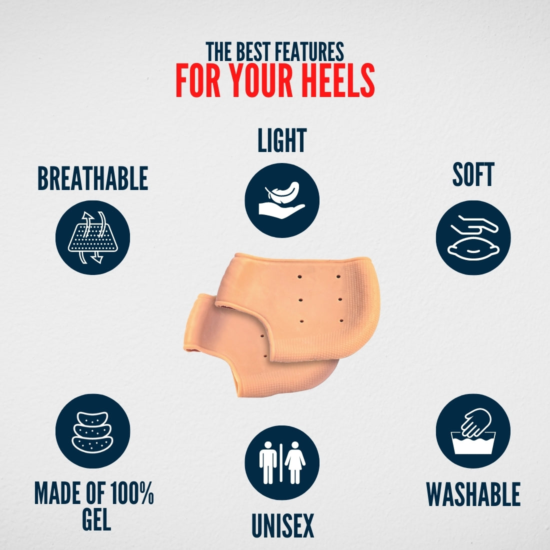 Helios Gel Heel Protectors | UNISEX | UNIVERSAL SIZE