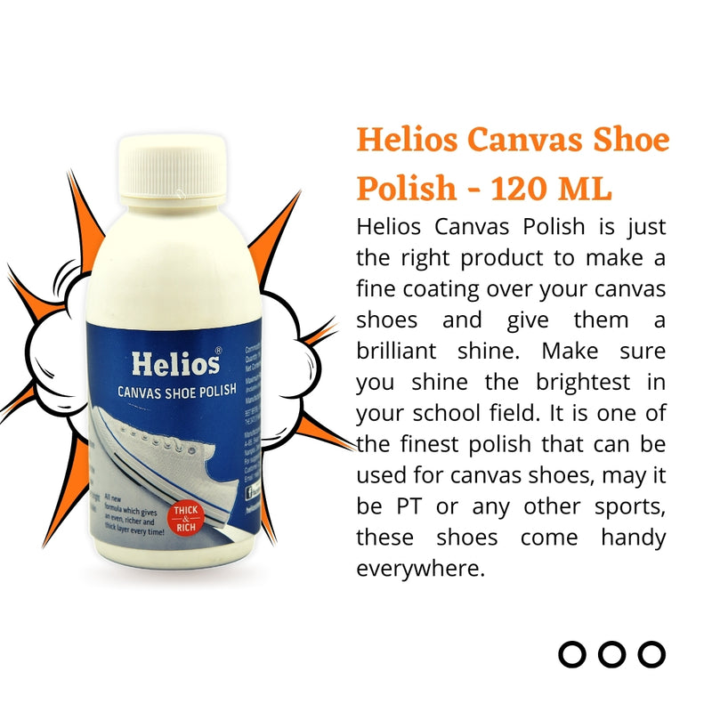 Helios Canvas Shoe Polish - 240 ML