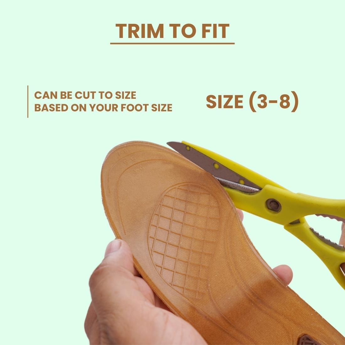 Helios Gel Insole For Women (Trim to Fit SIZE 3-8)