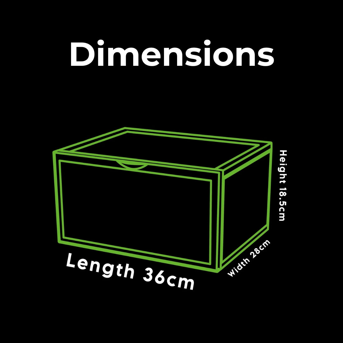 Helios Abode Sneaker Storage Box (Side Drop)