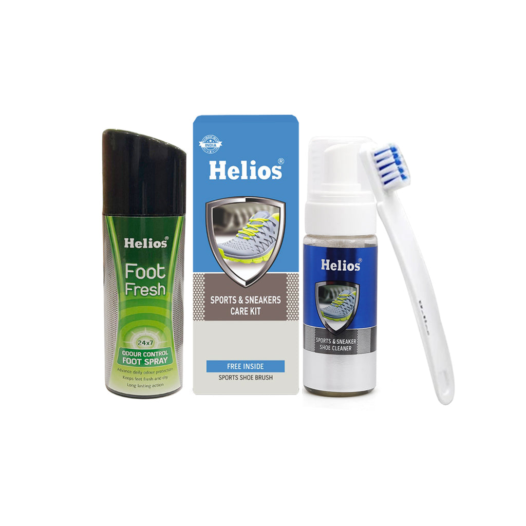 Helios Foot Fresh Sports Kit – Essential Sneaker Cleaning Odor