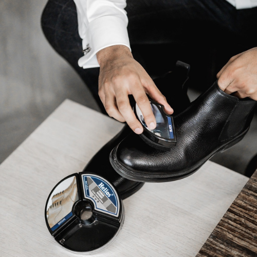 Power shoe top polisher