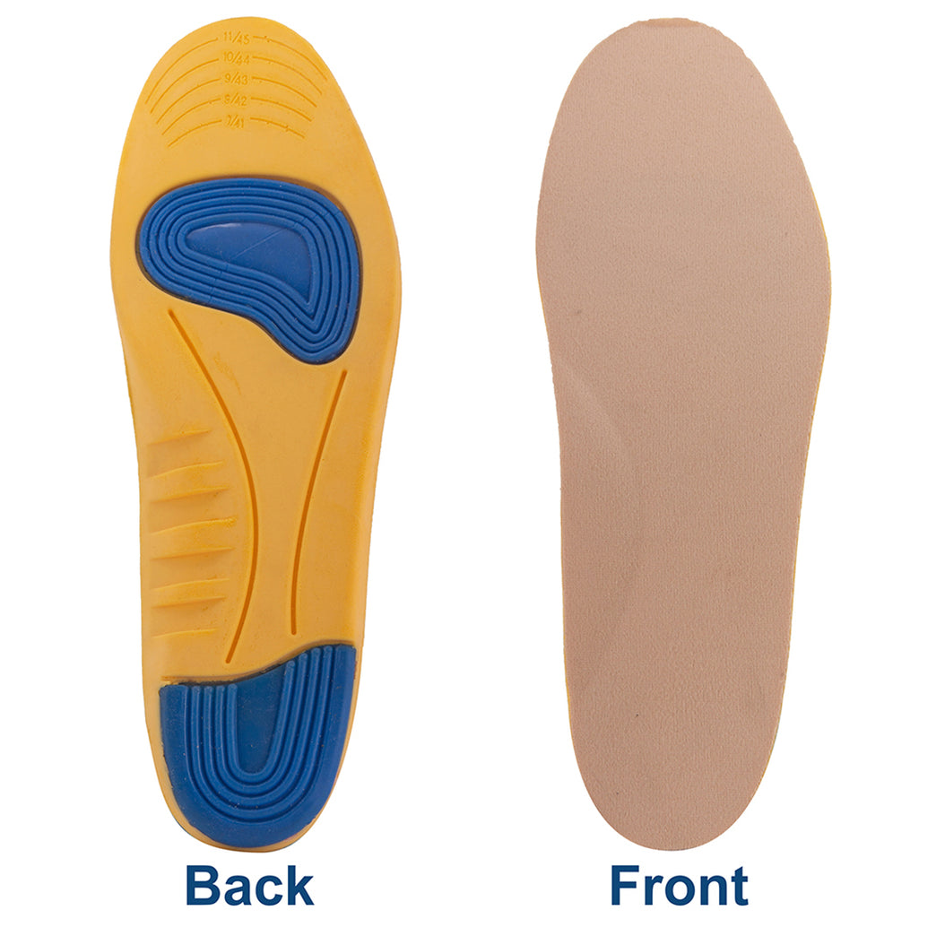 Helios Triple Layer Ultra Comfort Insoles for pain relief and shock absorption {7-11 size}